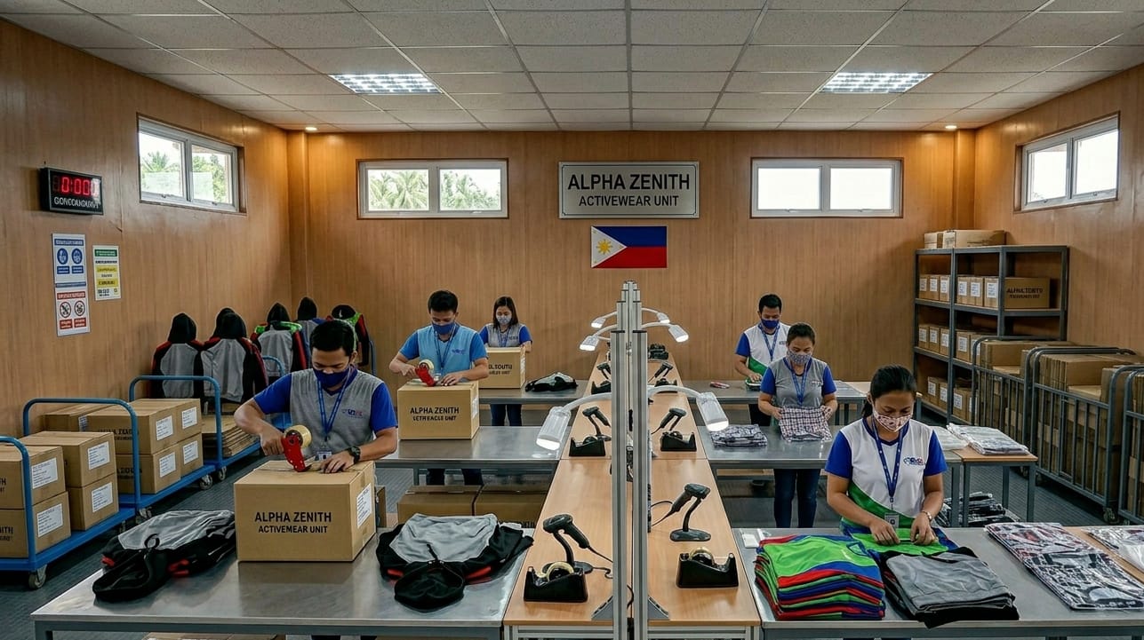 Quality control inspection at Alpha Zenith